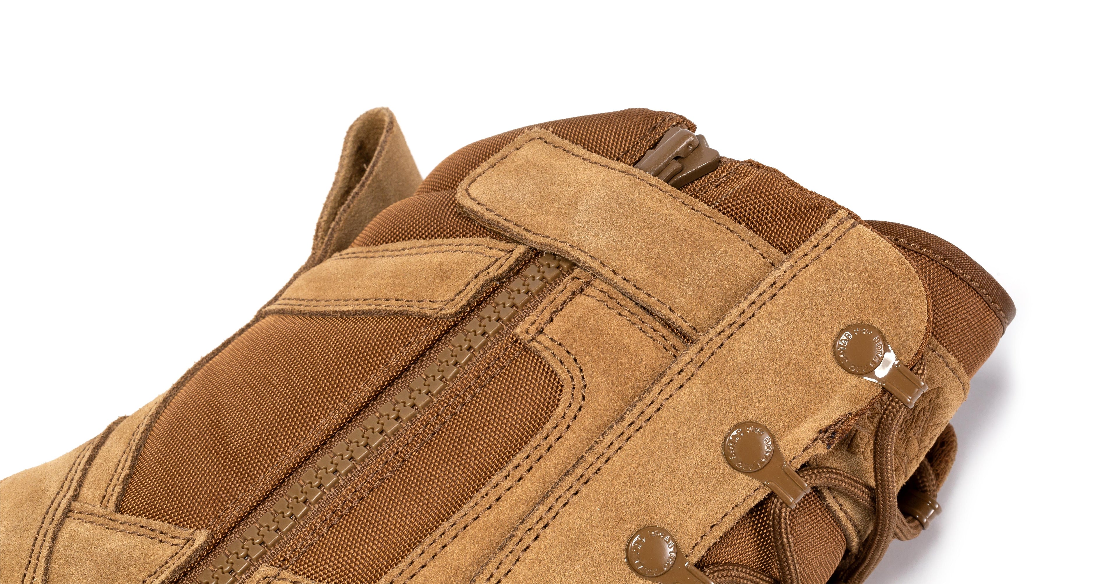 Botas Pro Coyote Men's 8 inch Side Zipper Rubber Sole Tactical Boots BMP110CT