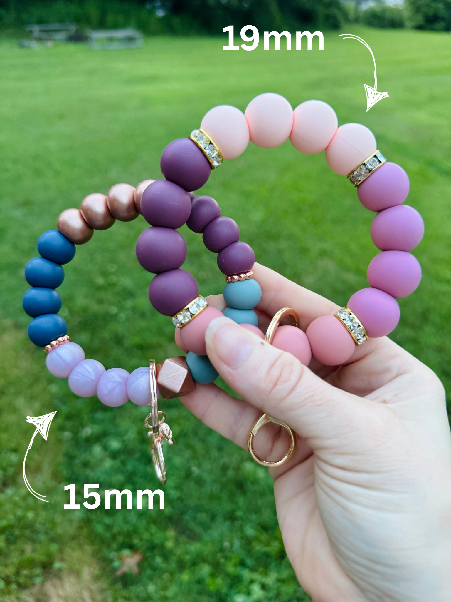 Black Tie Glamour Wristlet - Grand Size M&H