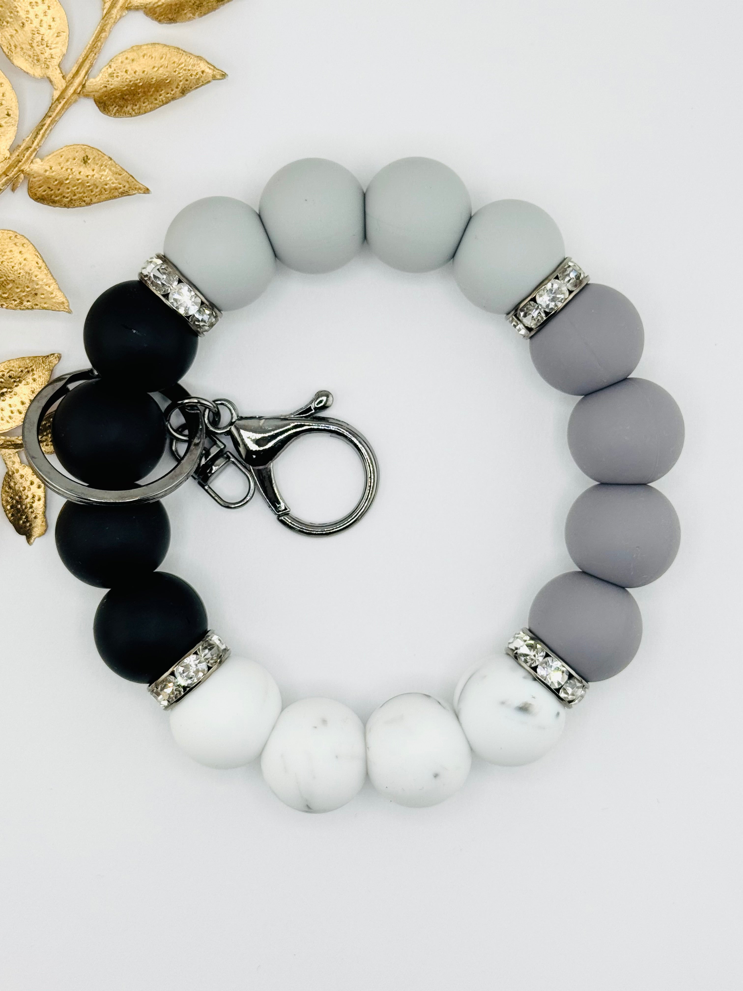 Black Tie Glamour Wristlet - Grand Size M&H